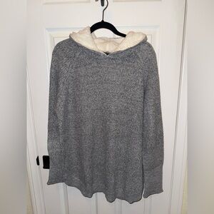 Elegant Gray Women's Turtleneck Sweater